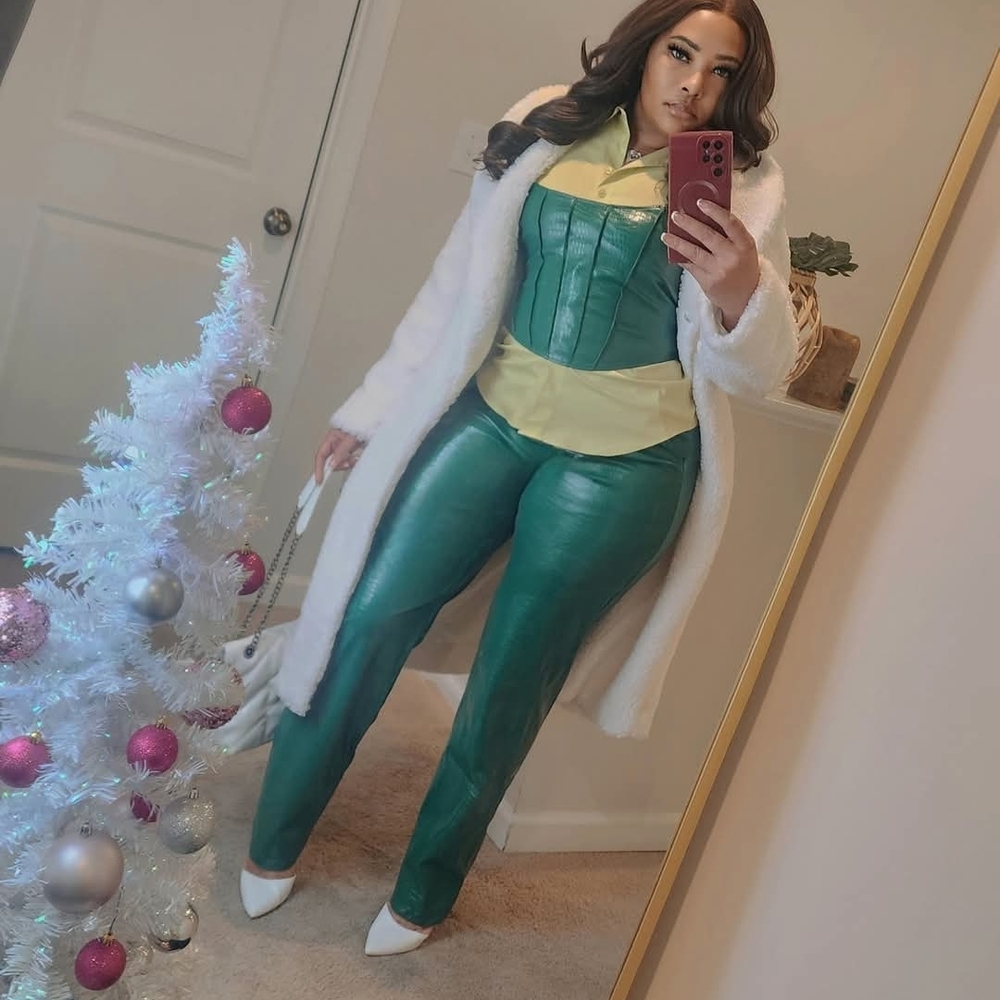 Green Women's 2 Piece Set